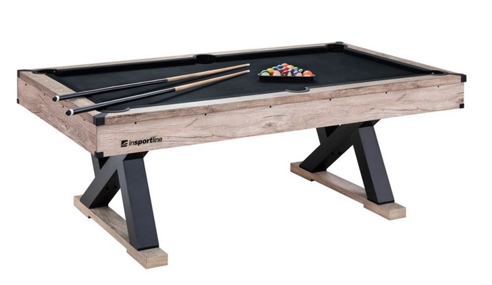 Biljardbord 3-i-1 inSPORTline Residento mørk