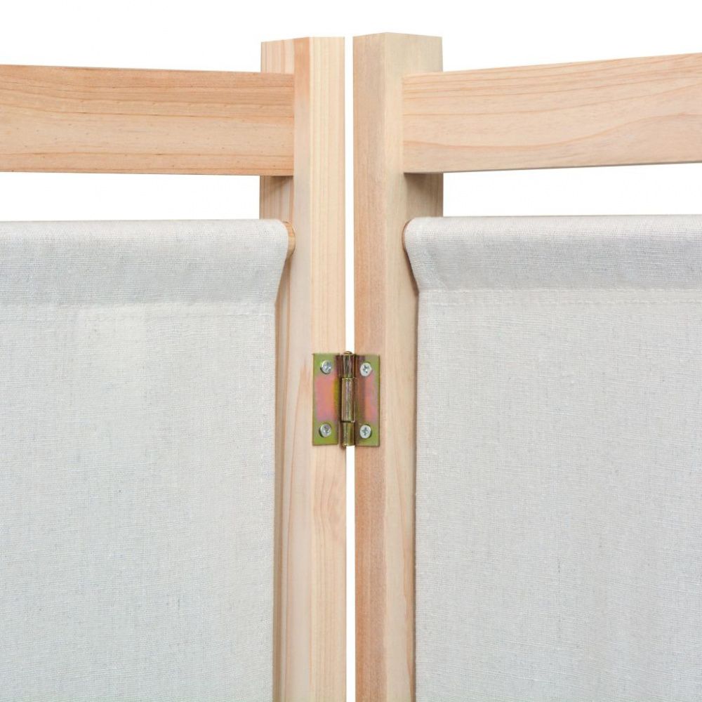 Romdeler med 3 paneler massiv furu 120x170 cm