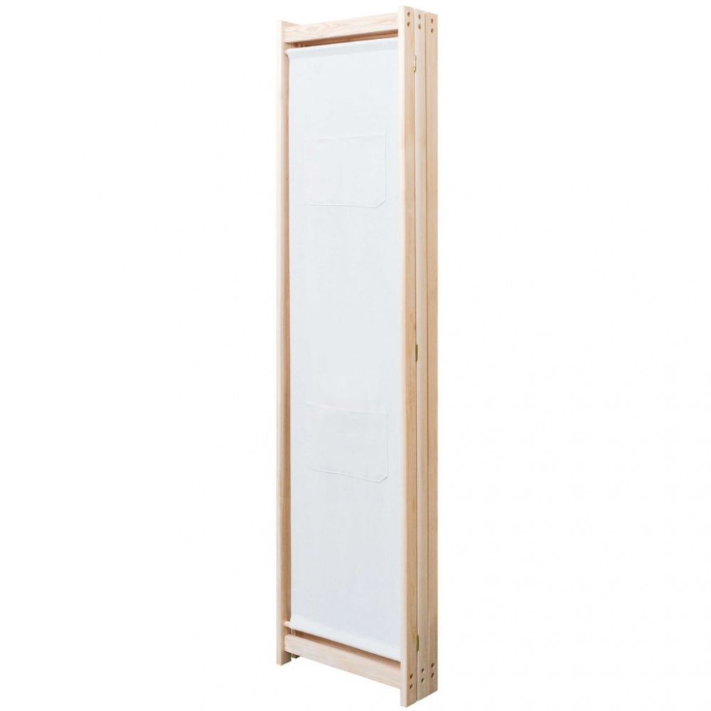 Romdeler med 3 paneler massiv furu 120x170 cm