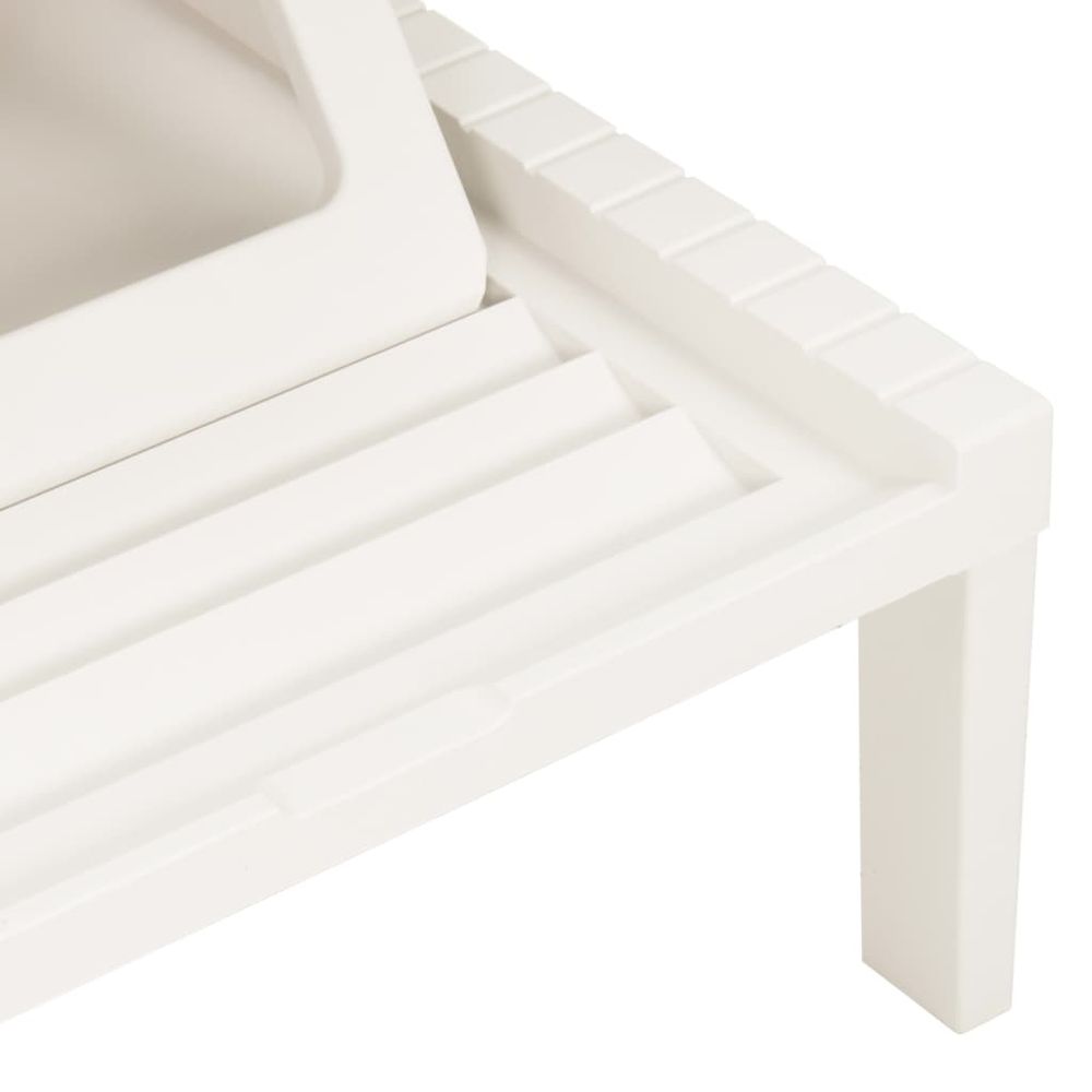 Solseng plast - hvit