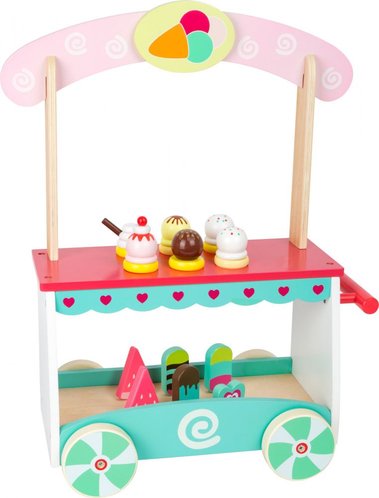 Iskremkiosk i tre