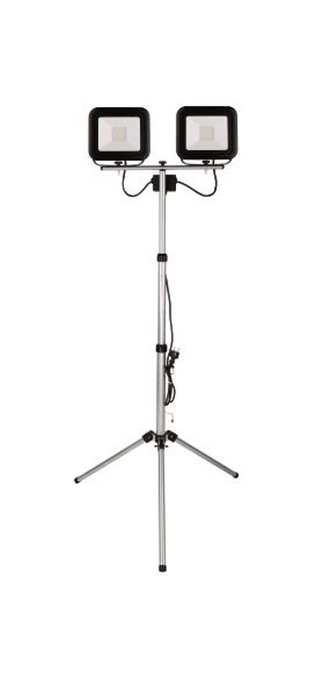 Arbeidslampe LED 2x50 w teleskop - 2x4000 lumen 25000 t