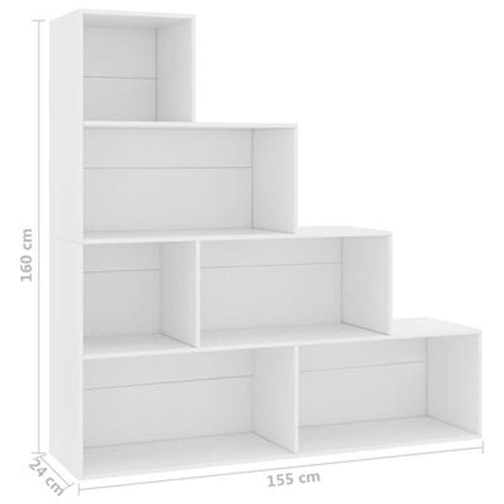 Bokhylle/Romdeler hvit