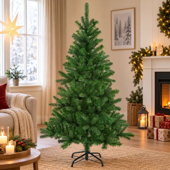 Hovedbilde Kunstig juletre inkludert stativ - 140cm