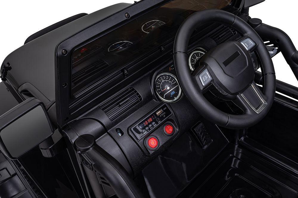Elbil for barn offroad Jeep Adventure - sort