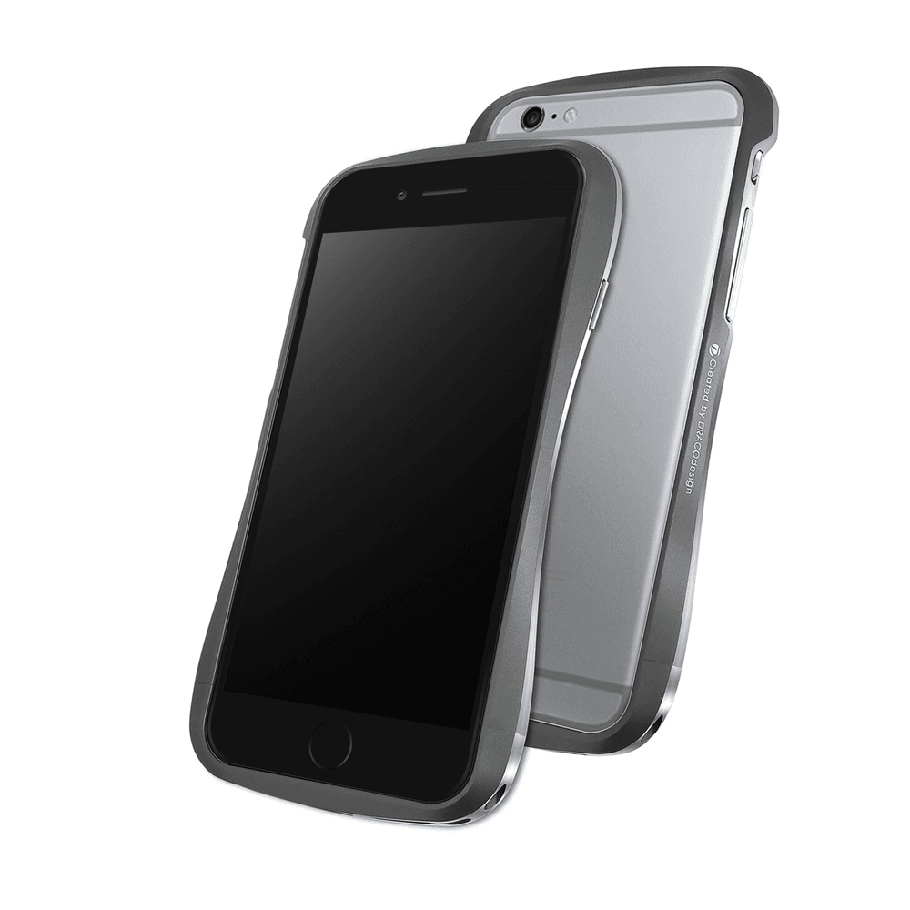 Draco 6 Aluminium Bumper til Iphone 6 Plus Graphite Gray