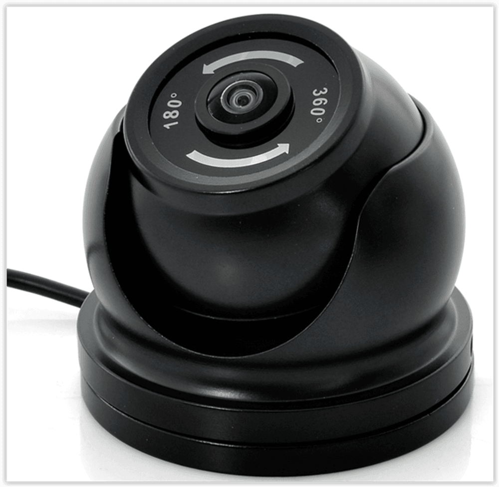 Mini CCTV Dome kamera med 180 graders vidvinkel