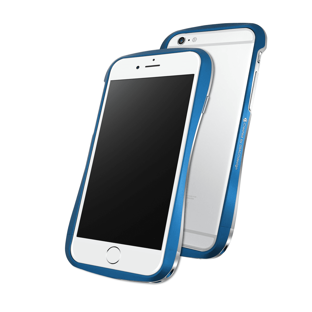 Draco 6 Aluminium Bumper til Iphone 6 – Electric Blue