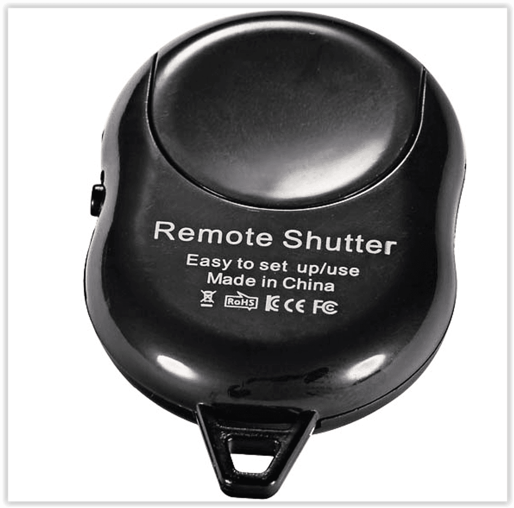 Bluetooth bildefjernkontroll til  iPhone, Android og Selfie stat