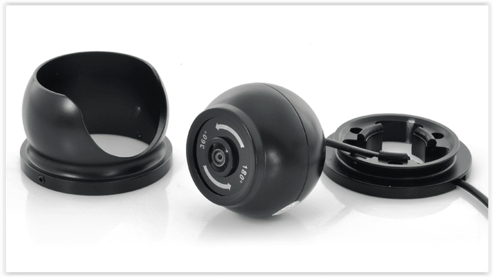 Mini CCTV Dome kamera med 180 graders vidvinkel