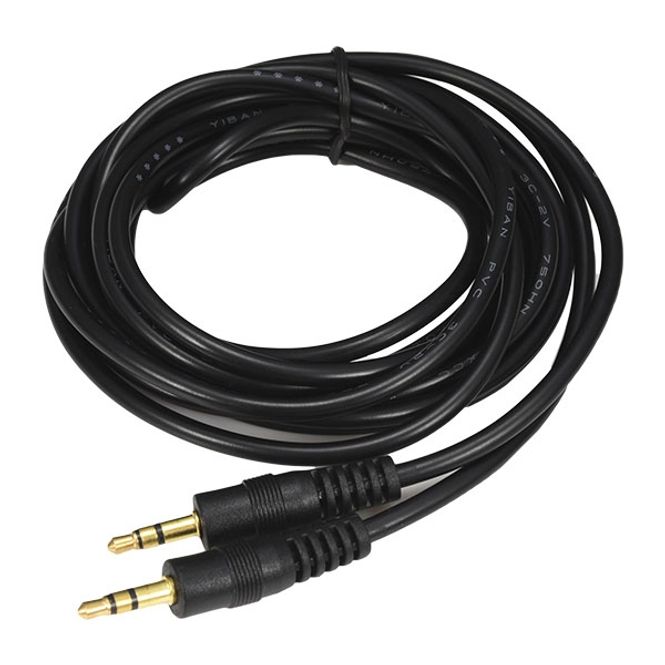 Hovedbilde 3,5 mm gullbelagt Audio Kabel - Male Jack, til hann jack - ...