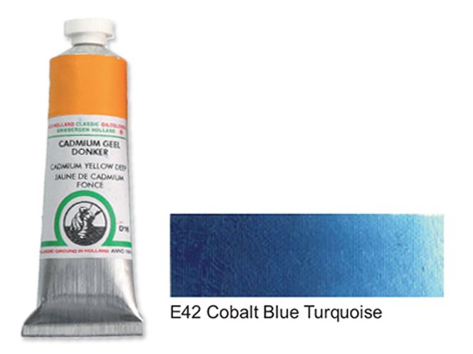 Hovedbilde Old Holland 40ml  E42 Cobalt Blue Turquoise 