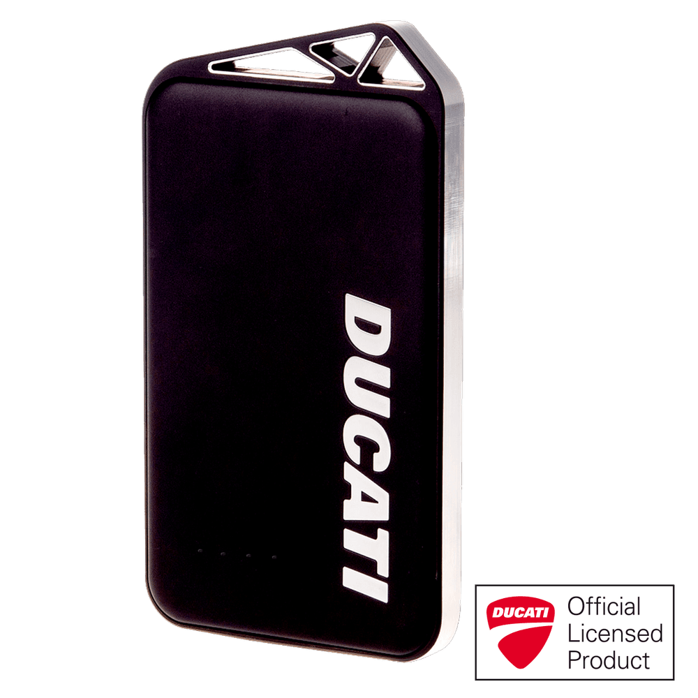 Ducati Aluminium Power Bank Sort