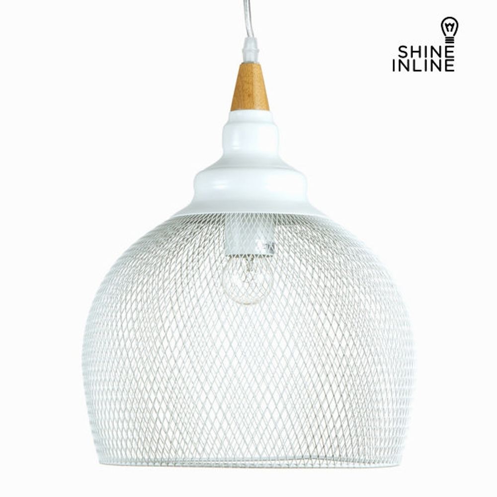 Taklampe metallhvit