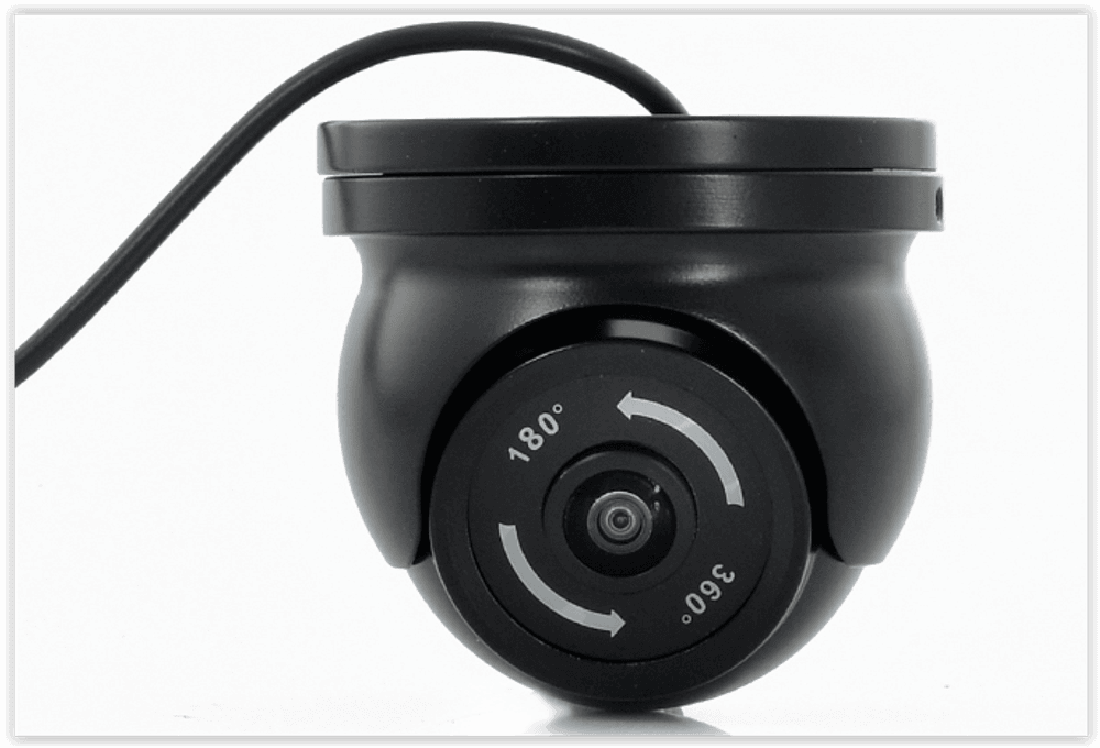 Mini CCTV Dome kamera med 180 graders vidvinkel