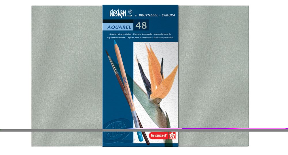 Bruynzeel Design akvarelblyanter - 48 ass