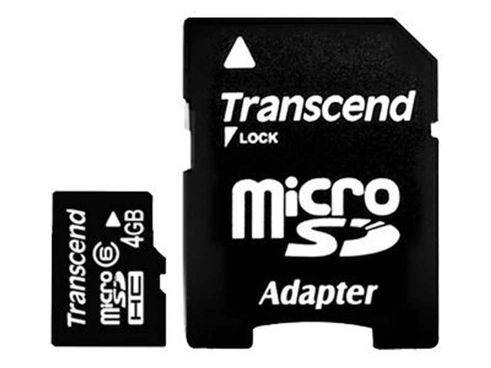 Transcend microSDHC 4GB SDHC