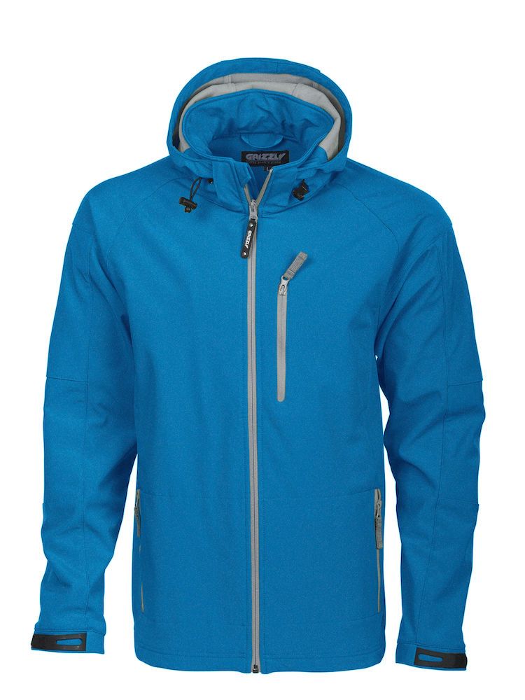 Grizzly Tulsa softshell jakke - Marineblå Str M