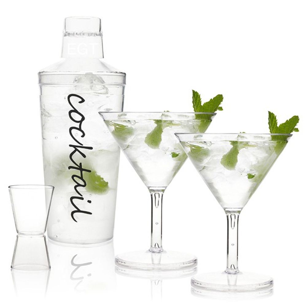 Cocktail mixer sett i 4 deler