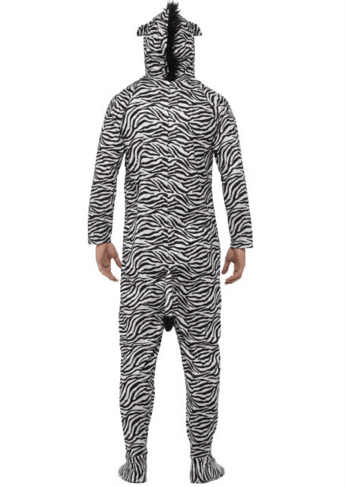 Zebra kostyme - voksen