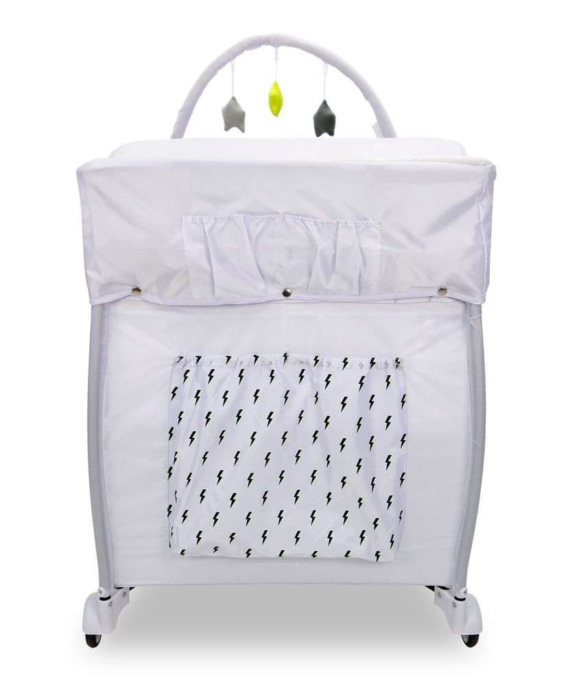 Reiseseng med tilbehør,Asalvo Travel Cot Mix Plus, Captain Asalv