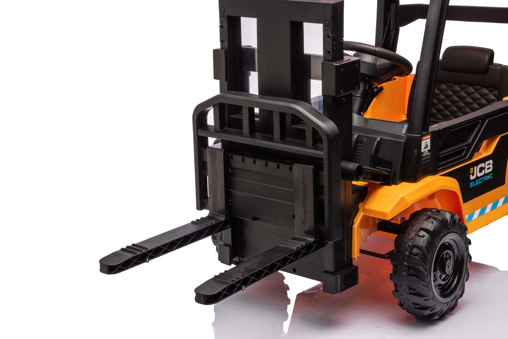 JCB Gaffeltruck Elbil for barn 12V med fjernkontroll