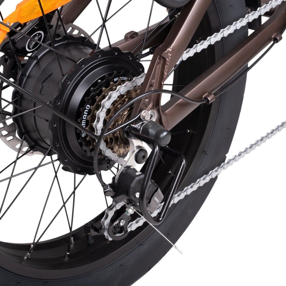 Sammenleggbar elsykkel fatbike inSPORTline ISL Baxom Lite 720Wh – 20