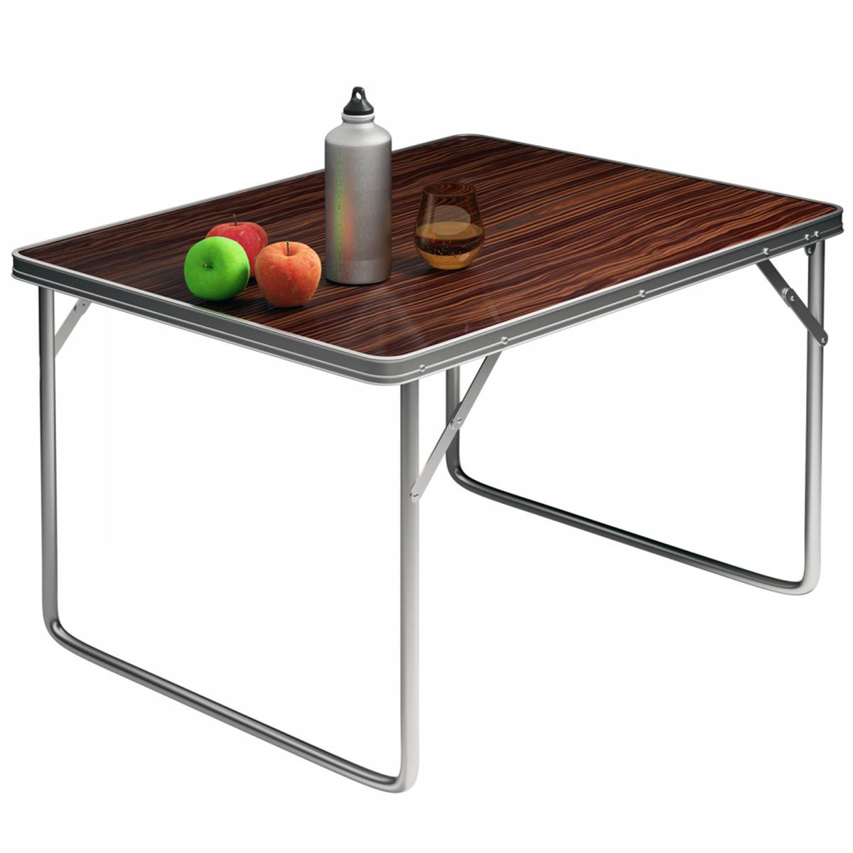 Luksus campingbord aluminium 80x60x70cm - 