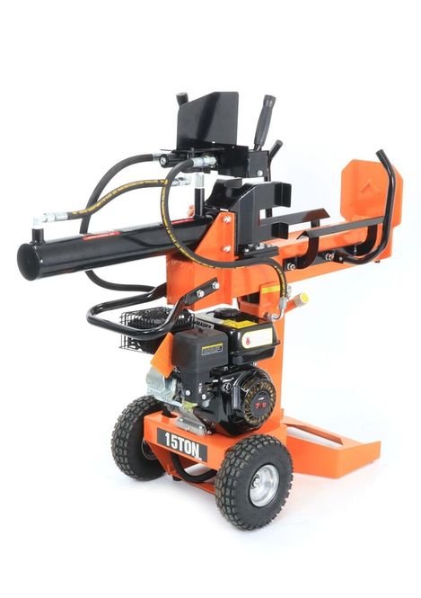 Hovedbilde Gardentec hydraulisk vedkløyver 3-1 15t 7hk bensin