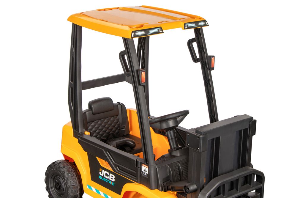 JCB Gaffeltruck Elbil for barn 12V med fjernkontroll