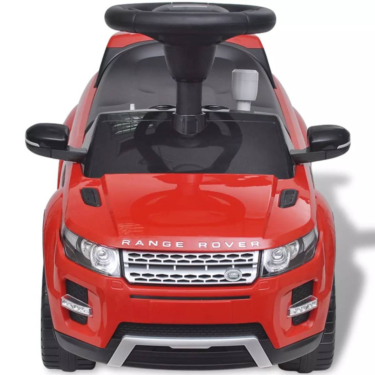 Rød Land Rover 348 lekebil med musikkspiller