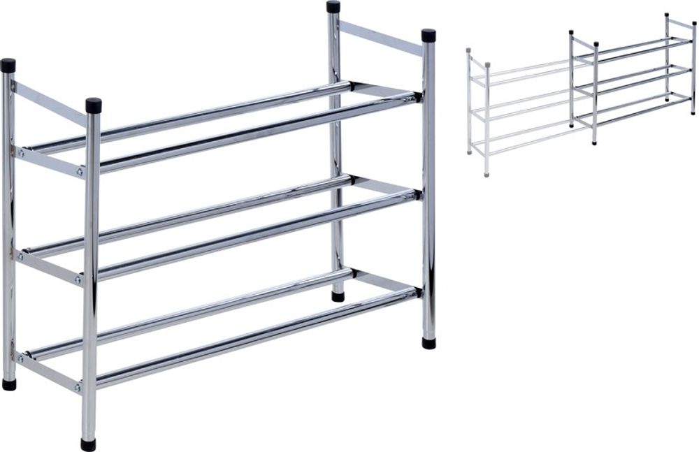  Uttrekkbar skoholder H50 - fra 61 til 115 cm - 3 etasjer