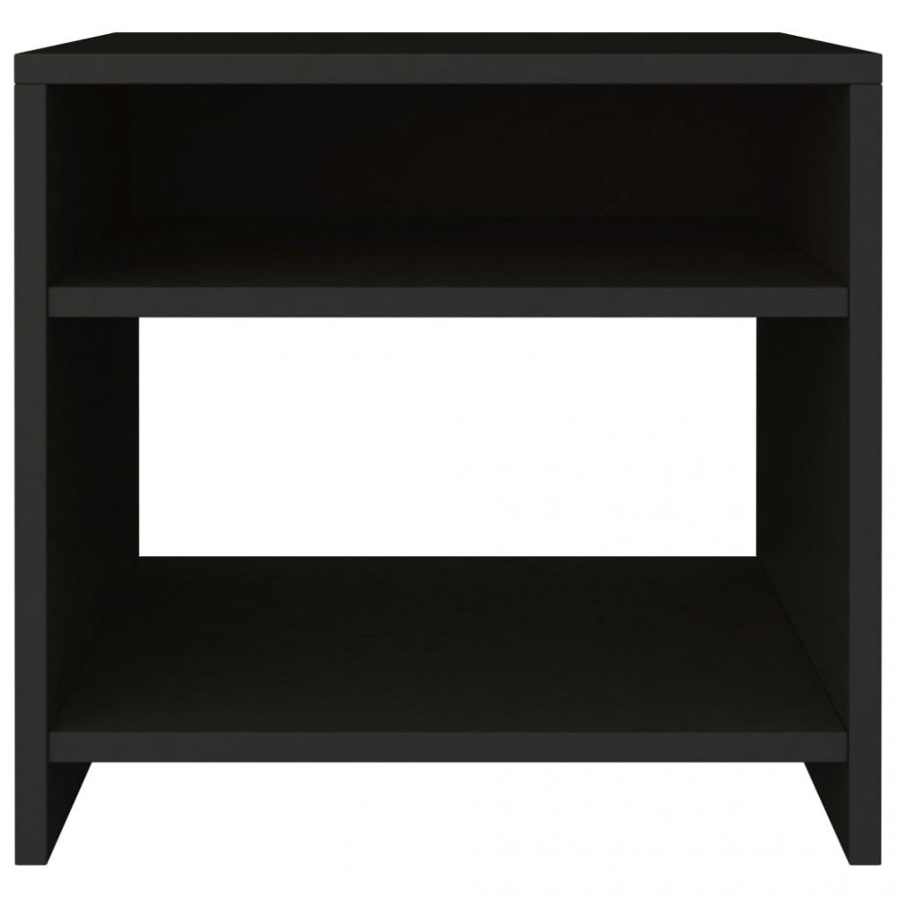 Nattbord 40x30x40 cm sponplate 2 stk - Sort