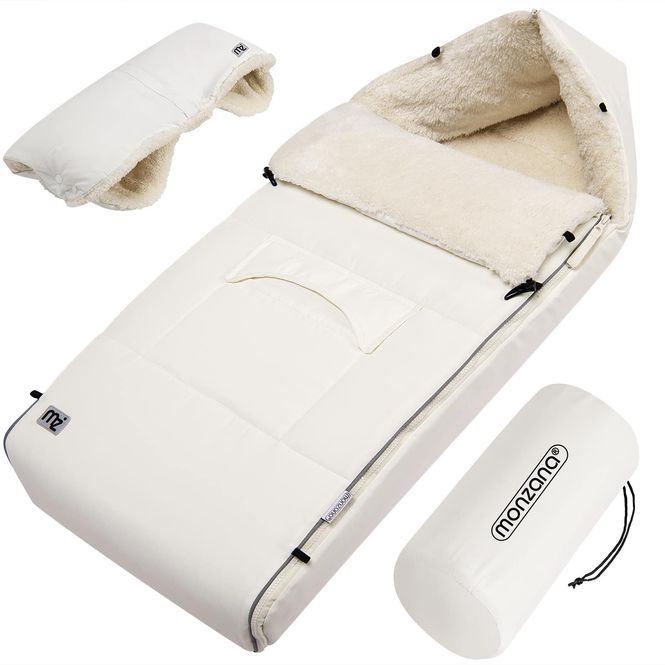 Hovedbilde Baby vognpose Premium 90x60cm - kremhvit
