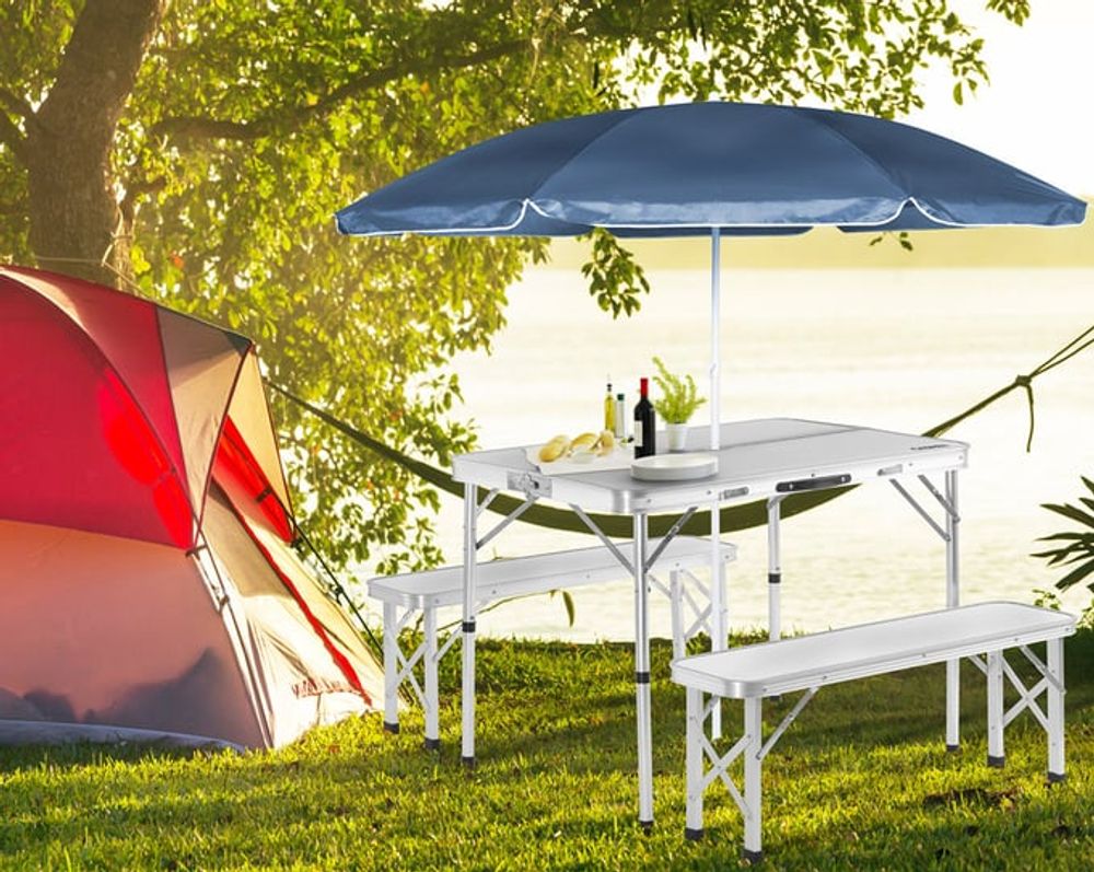 Camping sittegruppe - bord og benker