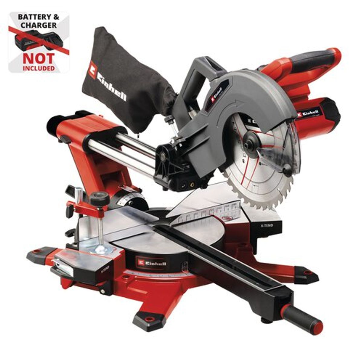 Batteridrevet kapp-/gjæringssag med uttrekk TE-SM 36/10 L Li-Solo