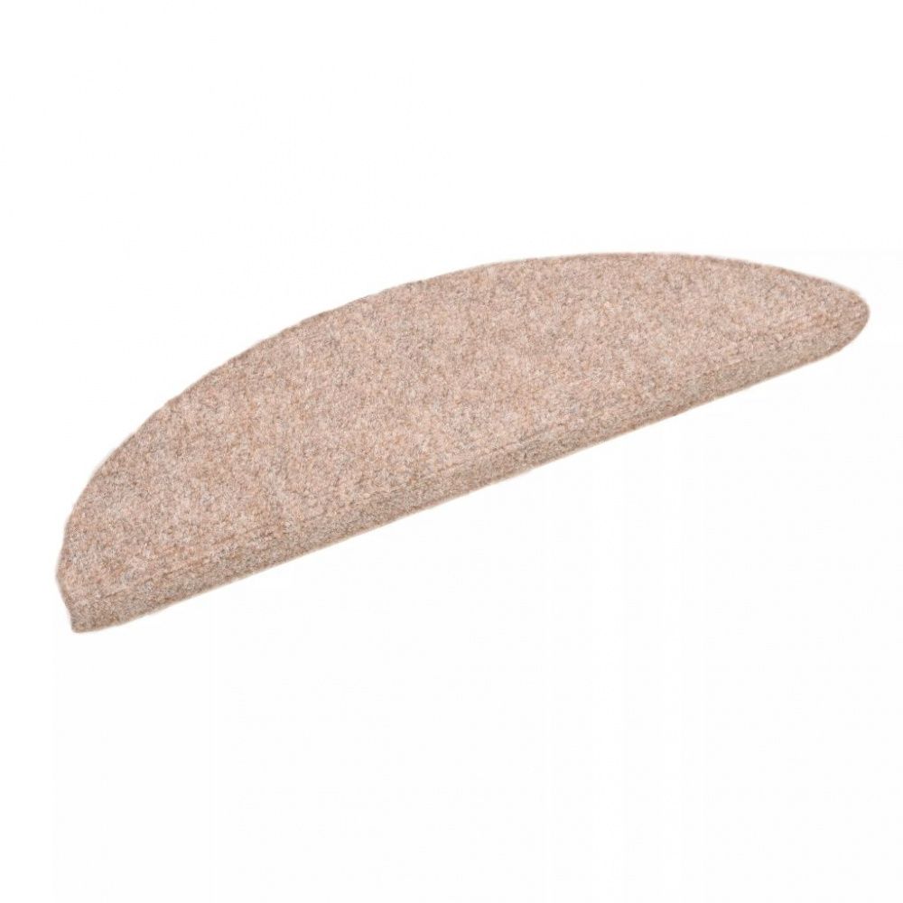 Selvklebende trappematter 15 stk 54x16x4 cm - brun