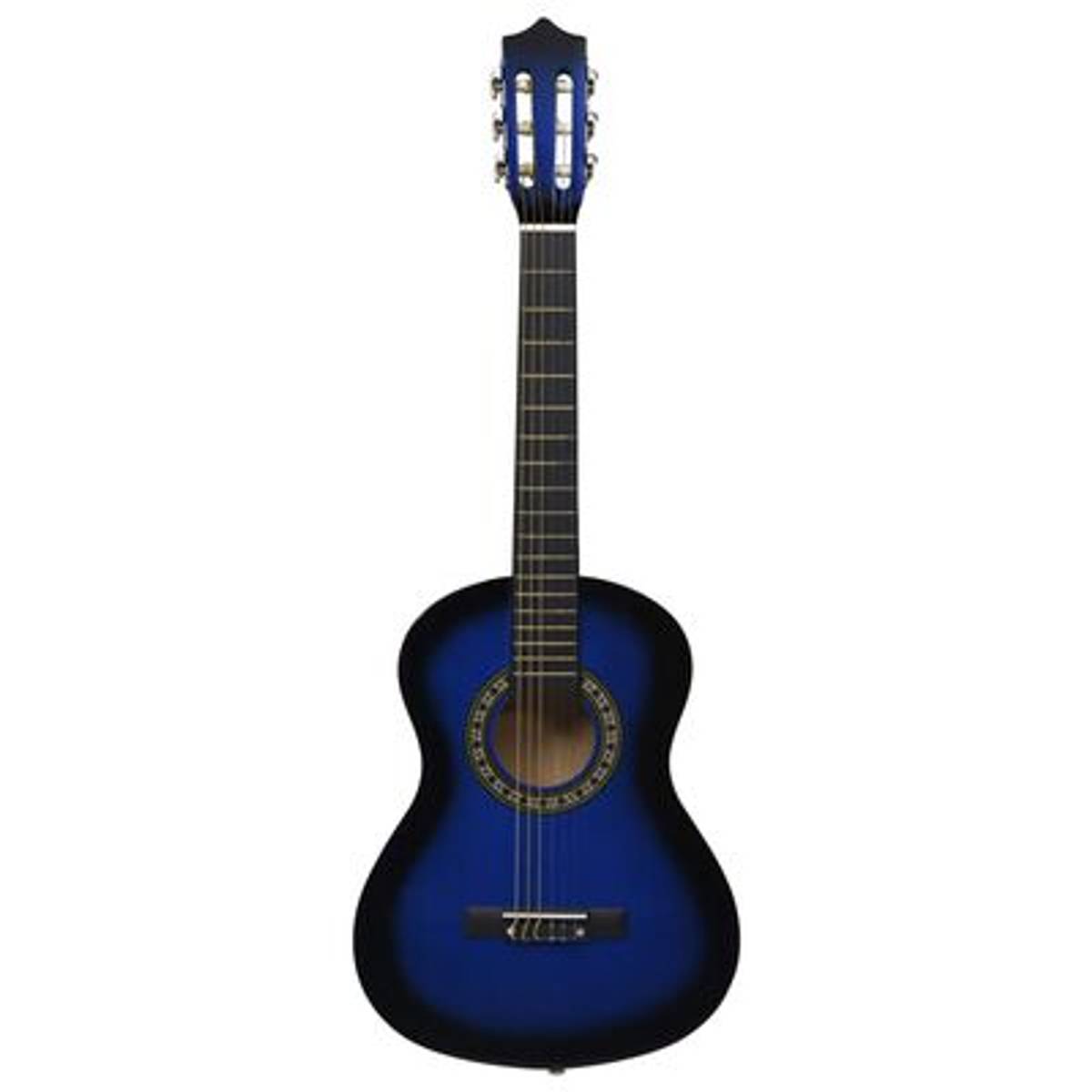Klassisk blå gitar (34