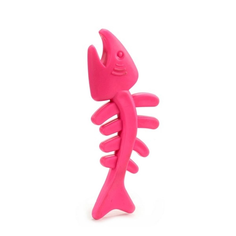Hundeleketøy i silikon fisk(13 x 2 x 5 cm)