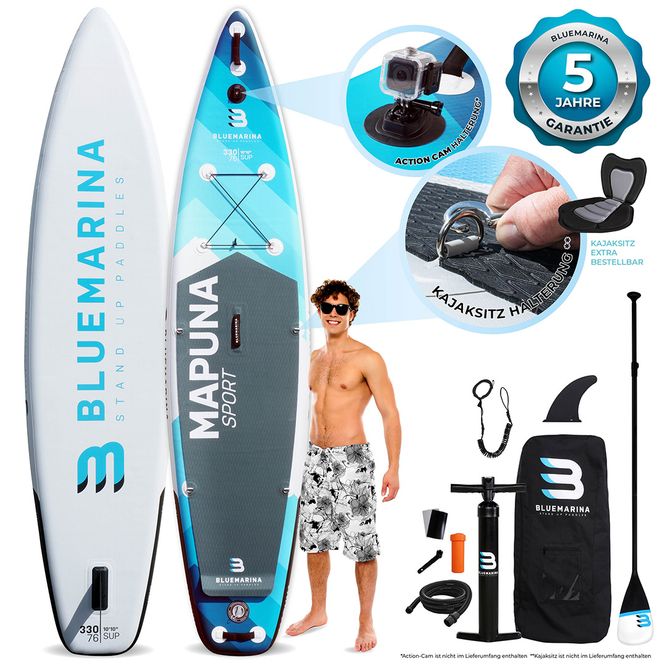Hovedbilde Bluemarina SUP Board Mapuna med kickpad, 330x76x15 cm