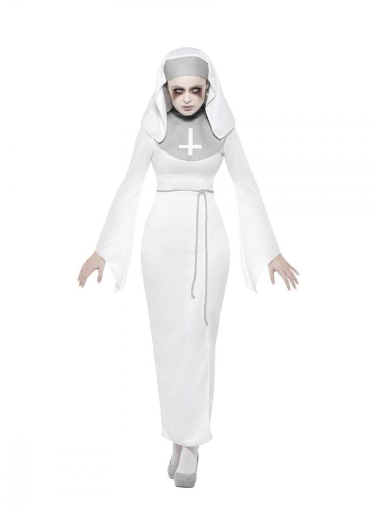 Nonne spøkelse kostyme S