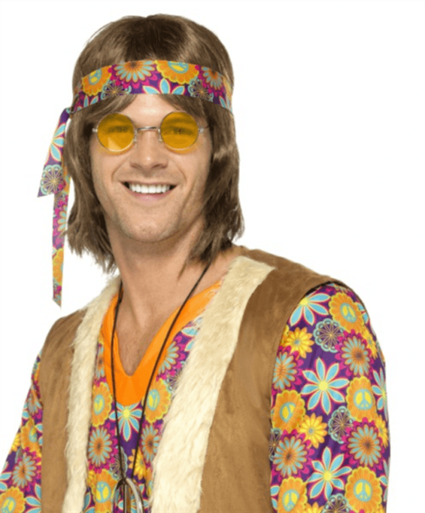 Hippie briller - gule