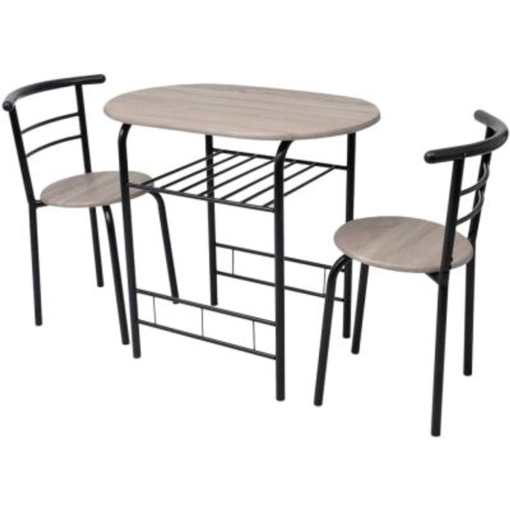 Frokostbar med stoler MDF sort