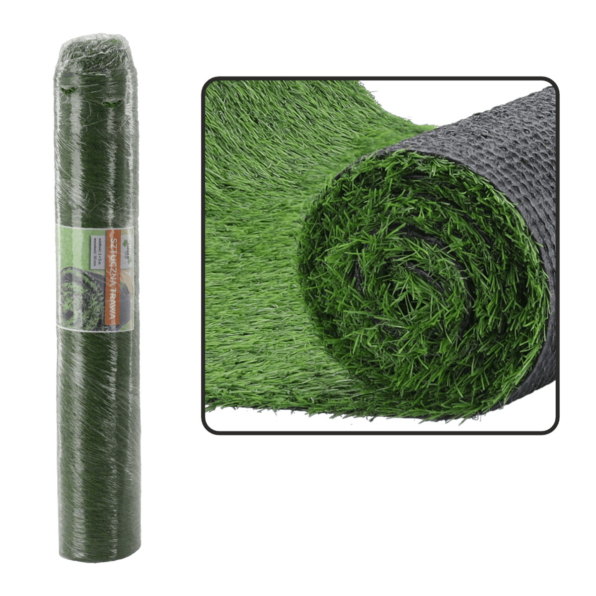 Kunstgress 1x5 m 30 mm - naturtro