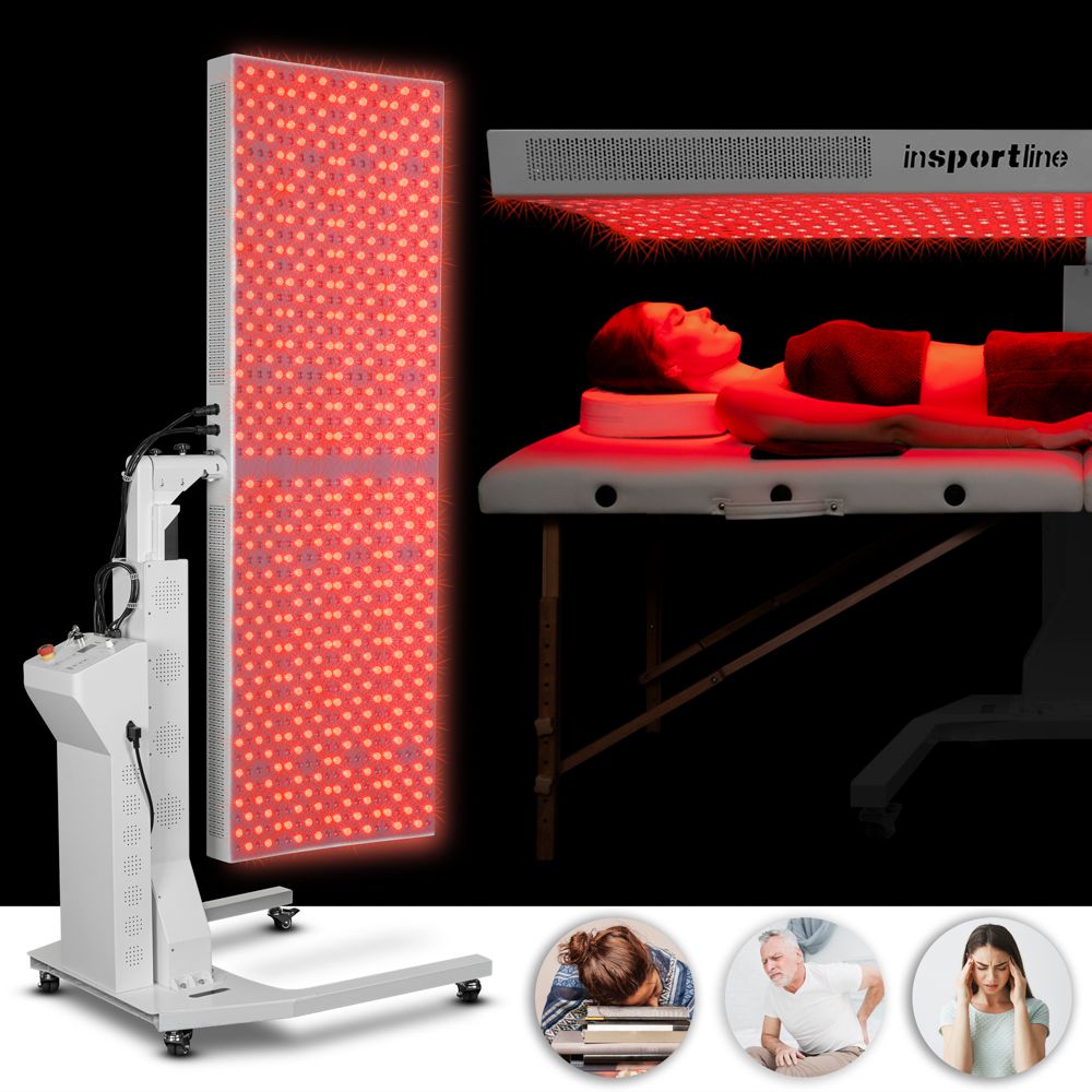 Rødt LED Lysterapi-panel 1000 LED-dioder - inSPORTline Supetar