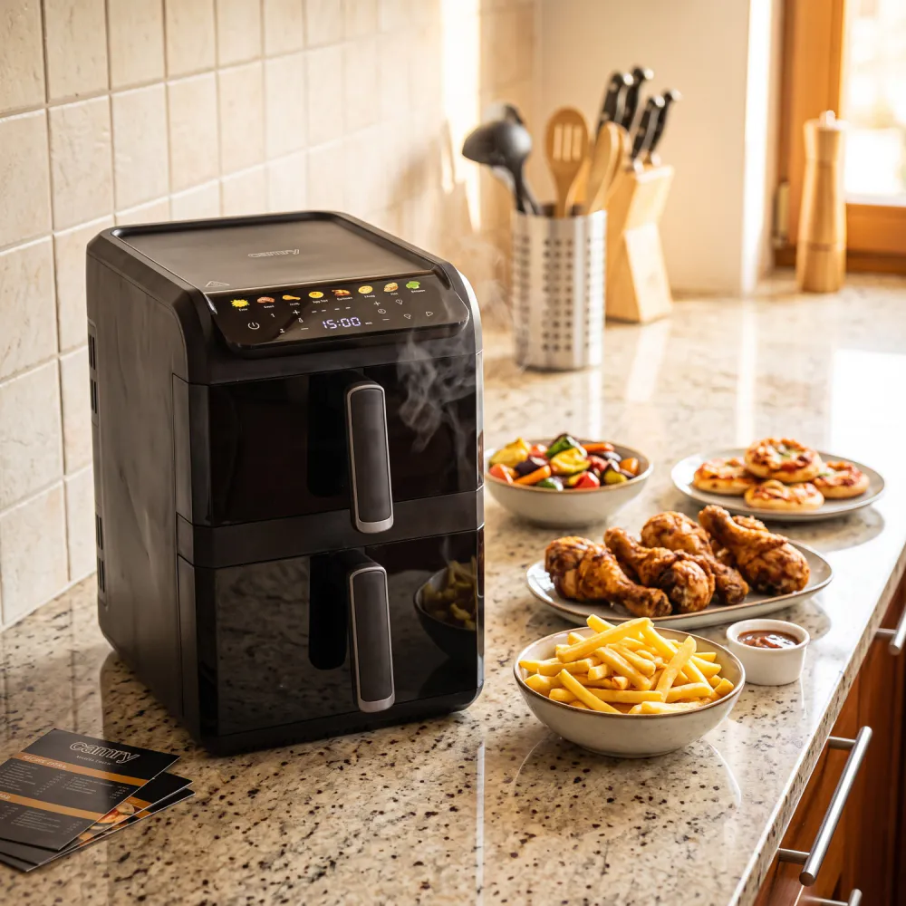 Dobbel airfryer 10L CR 6332 – Camry