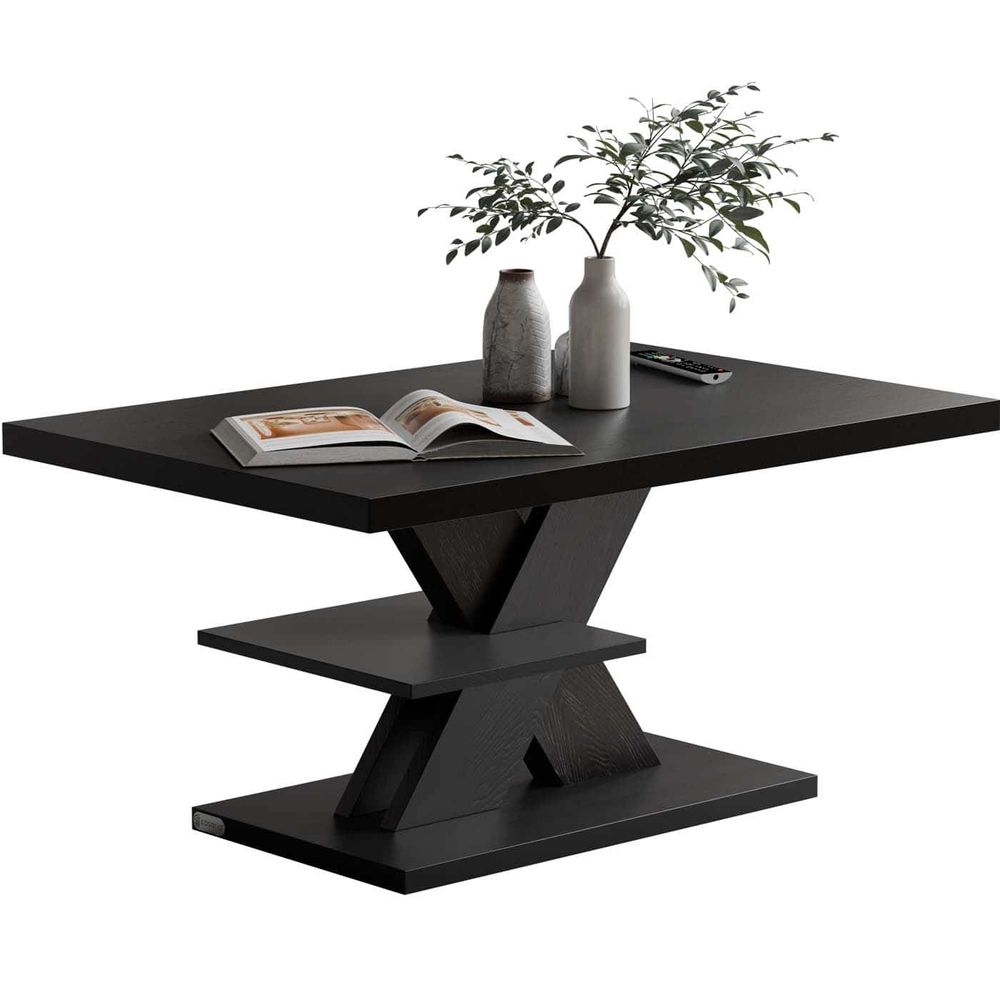 Salongbord Detroit 90x60x45 cm - sort