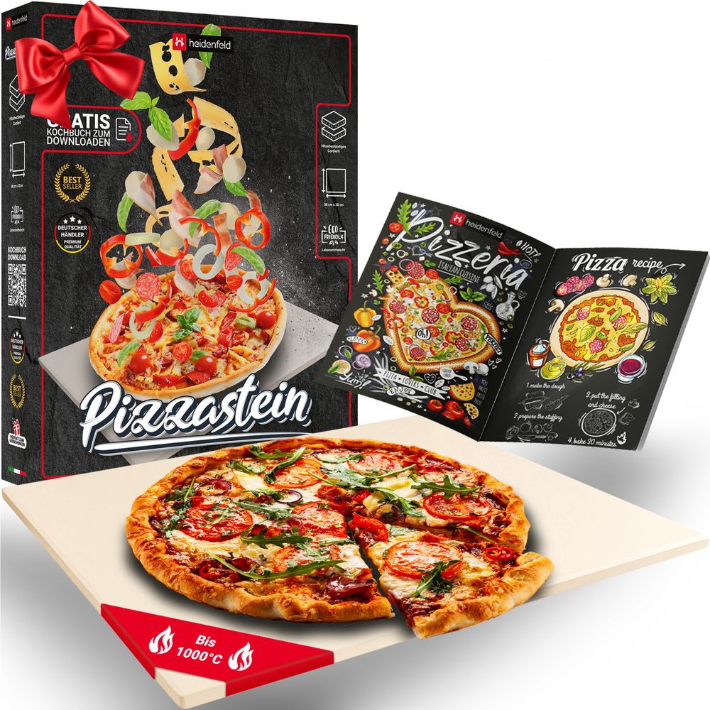 Heidenfeld Pizzastein – Sprø Pizza Hjemme