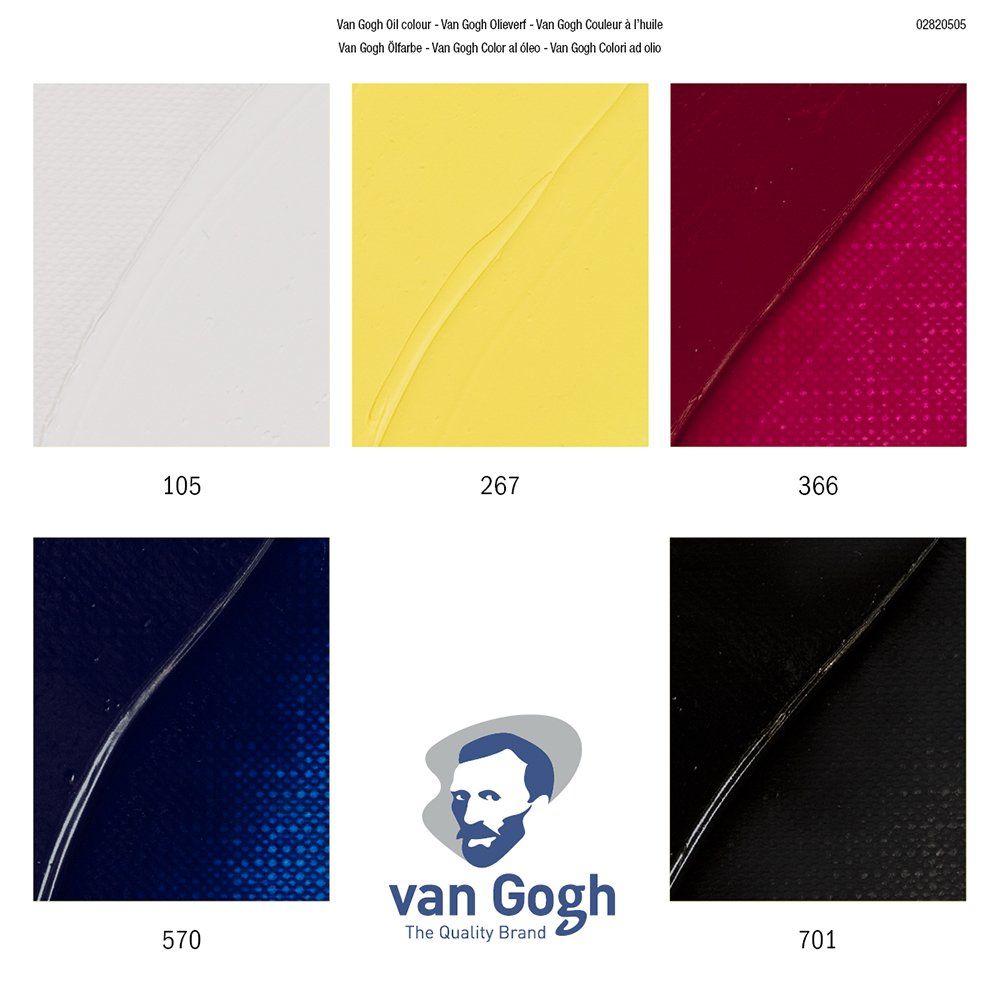 Van Gogh Oljemaling Sett – 5x40 ml Primary