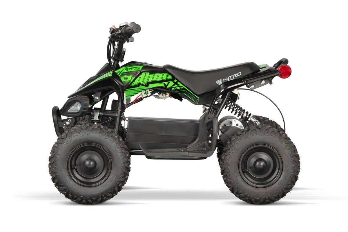 Python Cross 1000W barnequad med LED og nødstopp